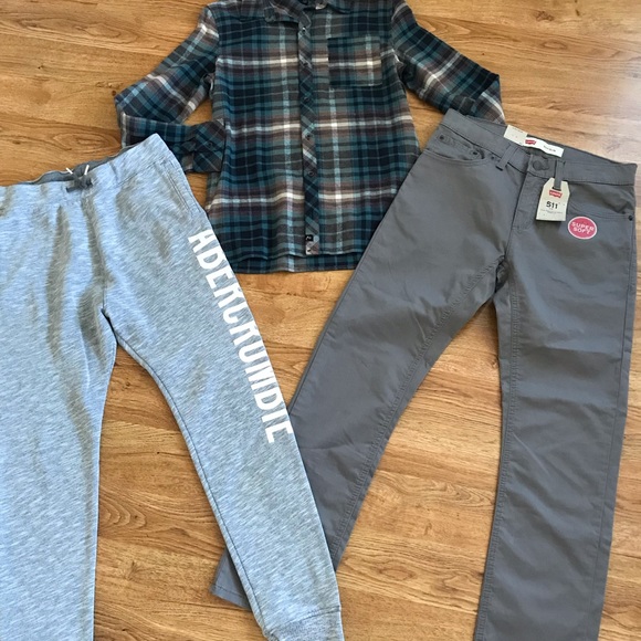 Boys lot!16yr Levi’s, Abercrombie Kids, Art Class